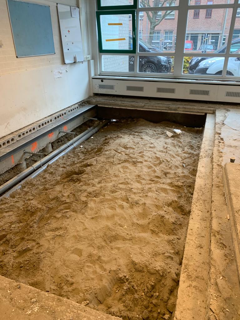 Tweede etage en binnenzandbak